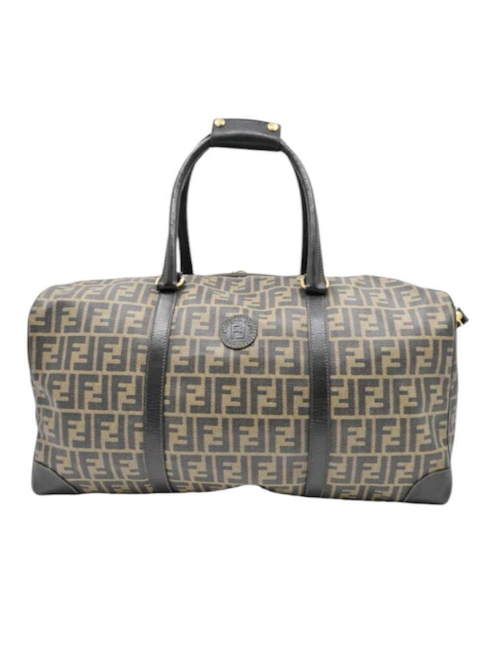 Fendi Large Duffel Bag in Zucca Coated Canvas